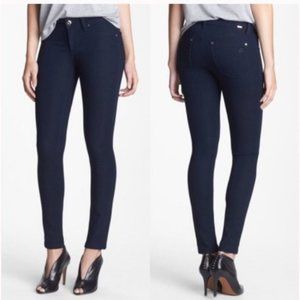 DL1961 Emma Power Legging Flatiron Jeans Women's Size 27 Blue Low Rise Dark Wash